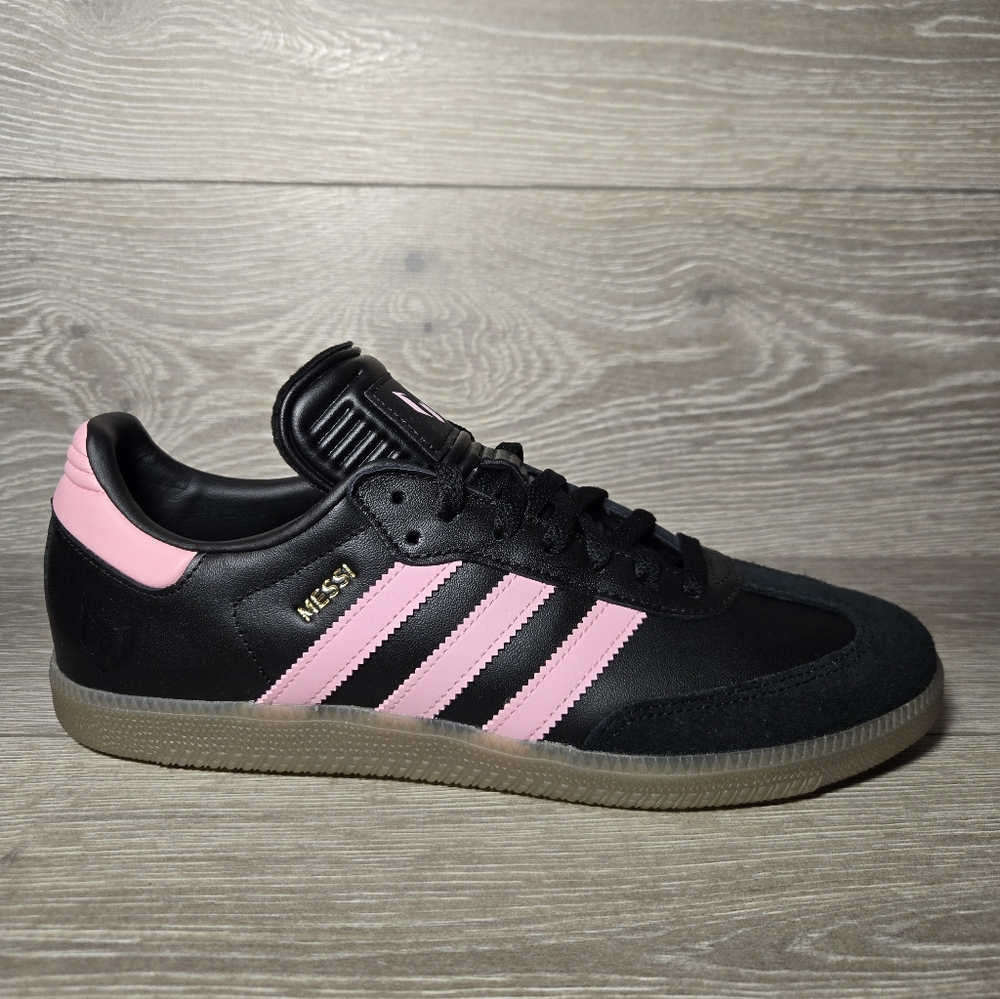 Adidas Samba Messi Black Pink Gum Bottom Soccer Shoes Mens Sizes NIB JP7845